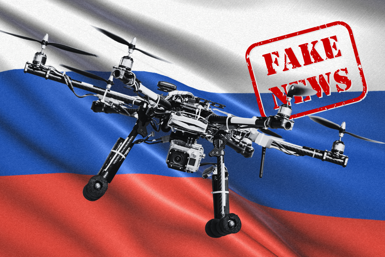 "Polskie konta sympatyzujące z Rosją". Dezinformacja po ataku dronów