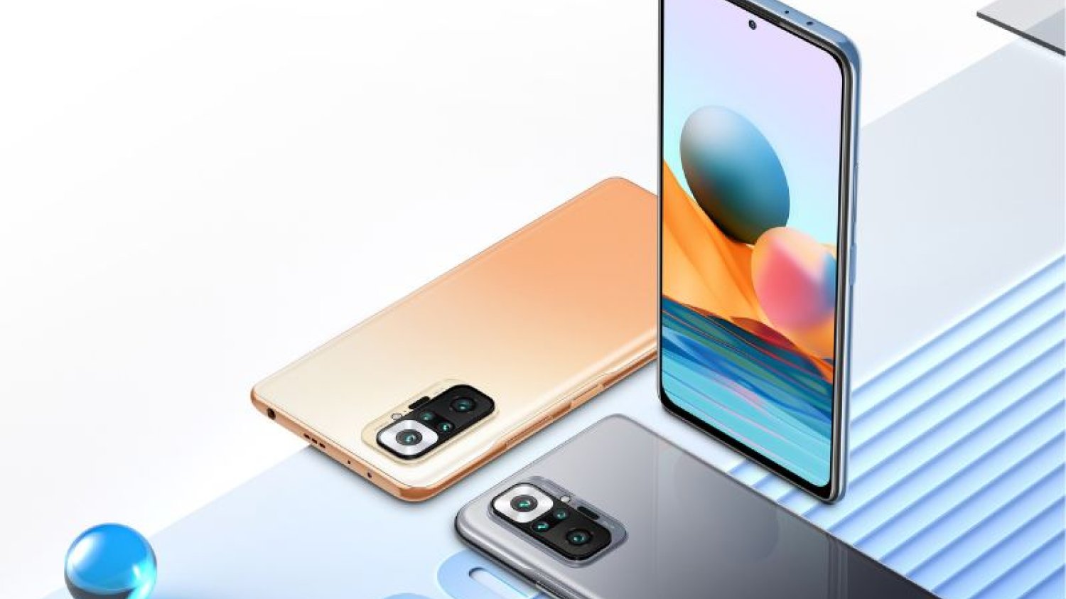 Telefony Redmi Note 10 Pro będą dostępne w trzech kolorach.