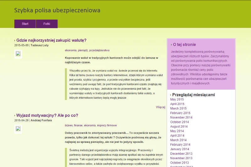 Tak wygląda strona startupu, który dostał 641 tys. zł dofinansowania.
