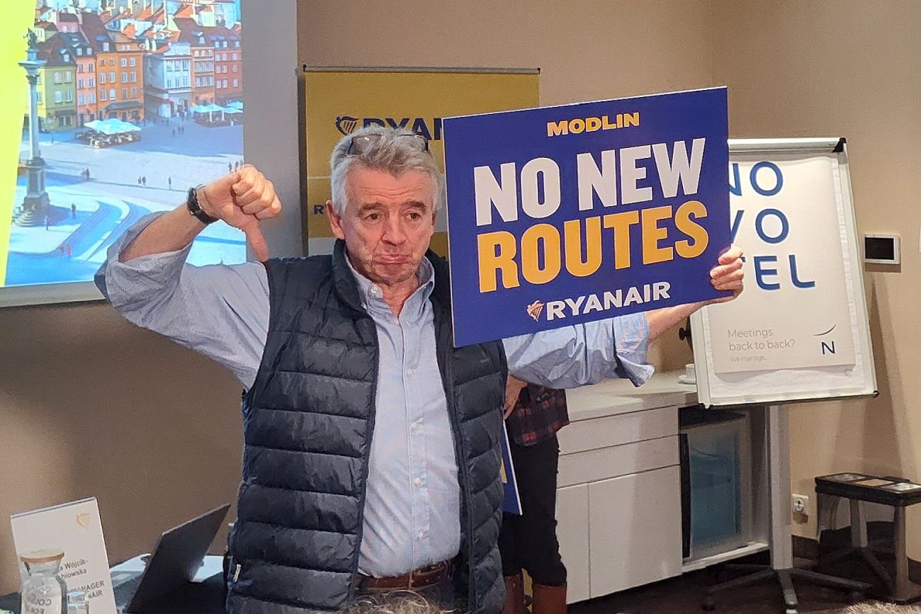 Michael O'Leary nazywa CPK najgłupszym pomysłem głupiego rządu.