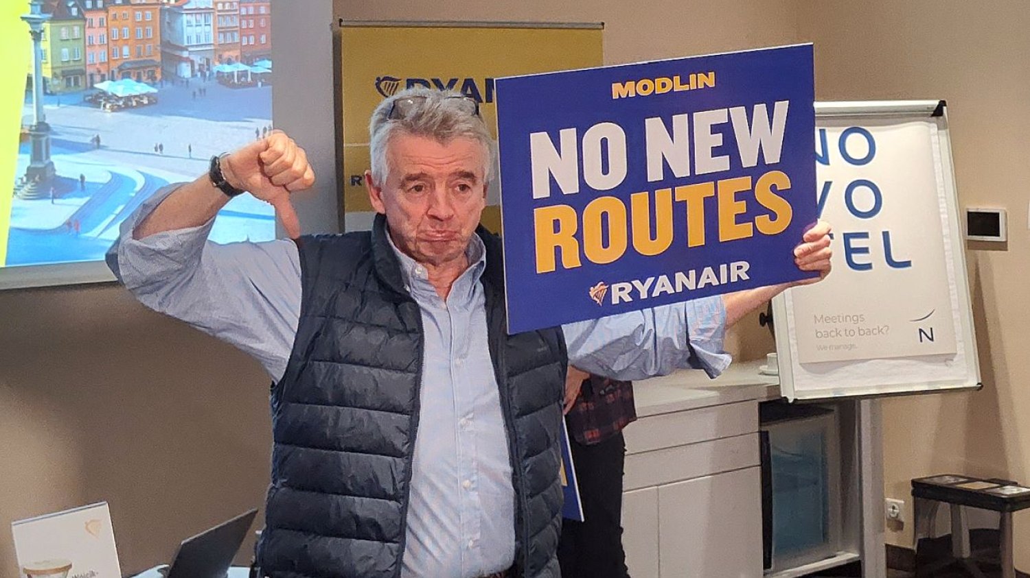 Michael O'Leary nazywa CPK najgłupszym pomysłem głupiego rządu.