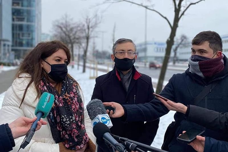 Monika Oremus i poseł Marek Rutka.