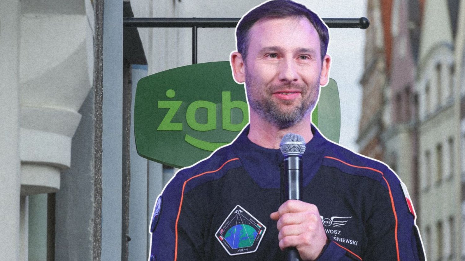 Sławosz Uznański-Wiśniewski i Żabka.