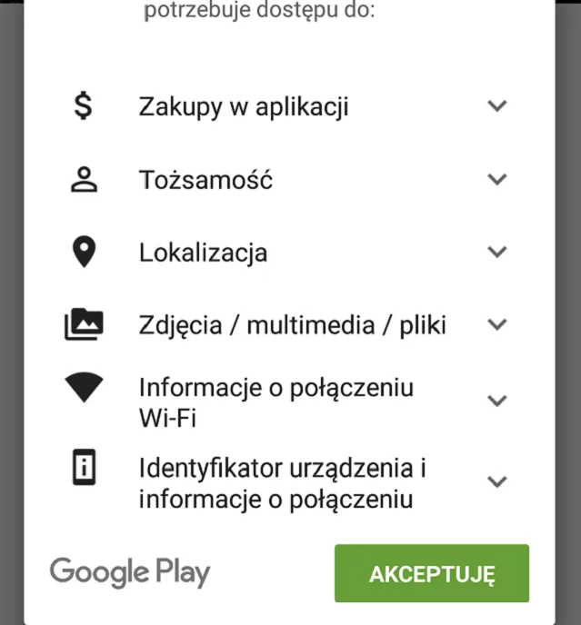 Takich informacji wymaga gra przygodowa, dostępna na Android Market. My też, niestety, często lekkomyślnie udostępniamy nasze dane.