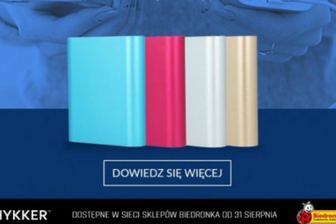 Od 31 sierpnia w ofercie Biedronki pojawi się Power Bank 4800 marki Hykker