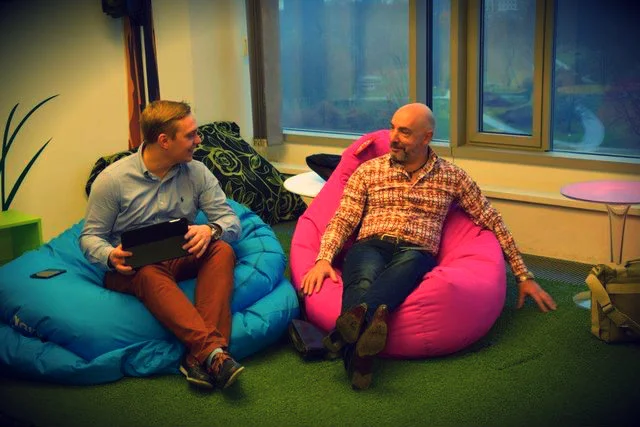 Podczas wizyty w Polsce Humphries spotkał się z wieloma startupowcami
