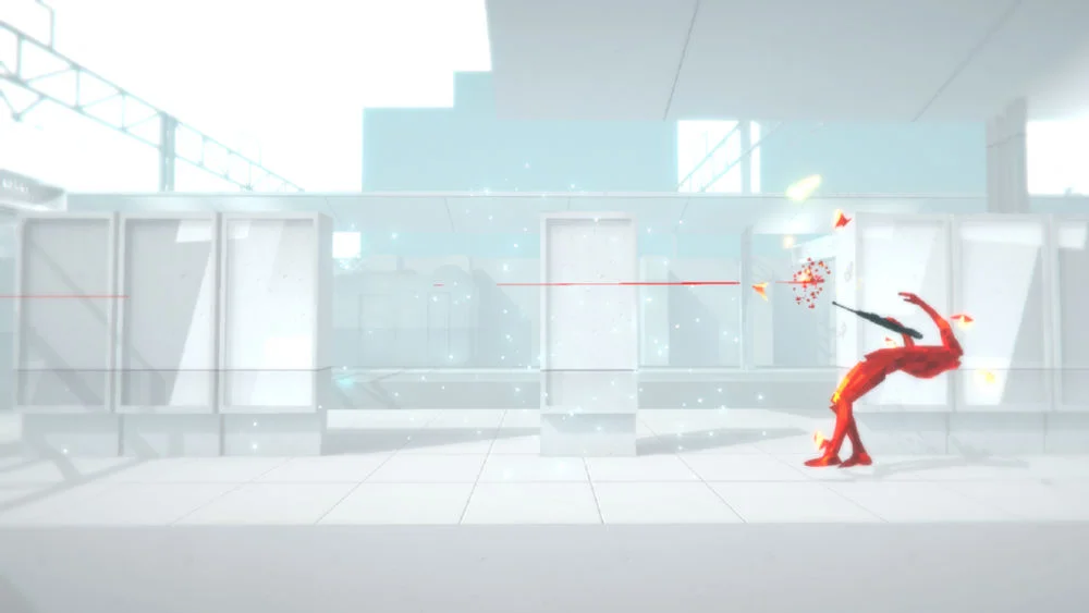 Szata graficzna "Superhot" stanowi duży plus gry.