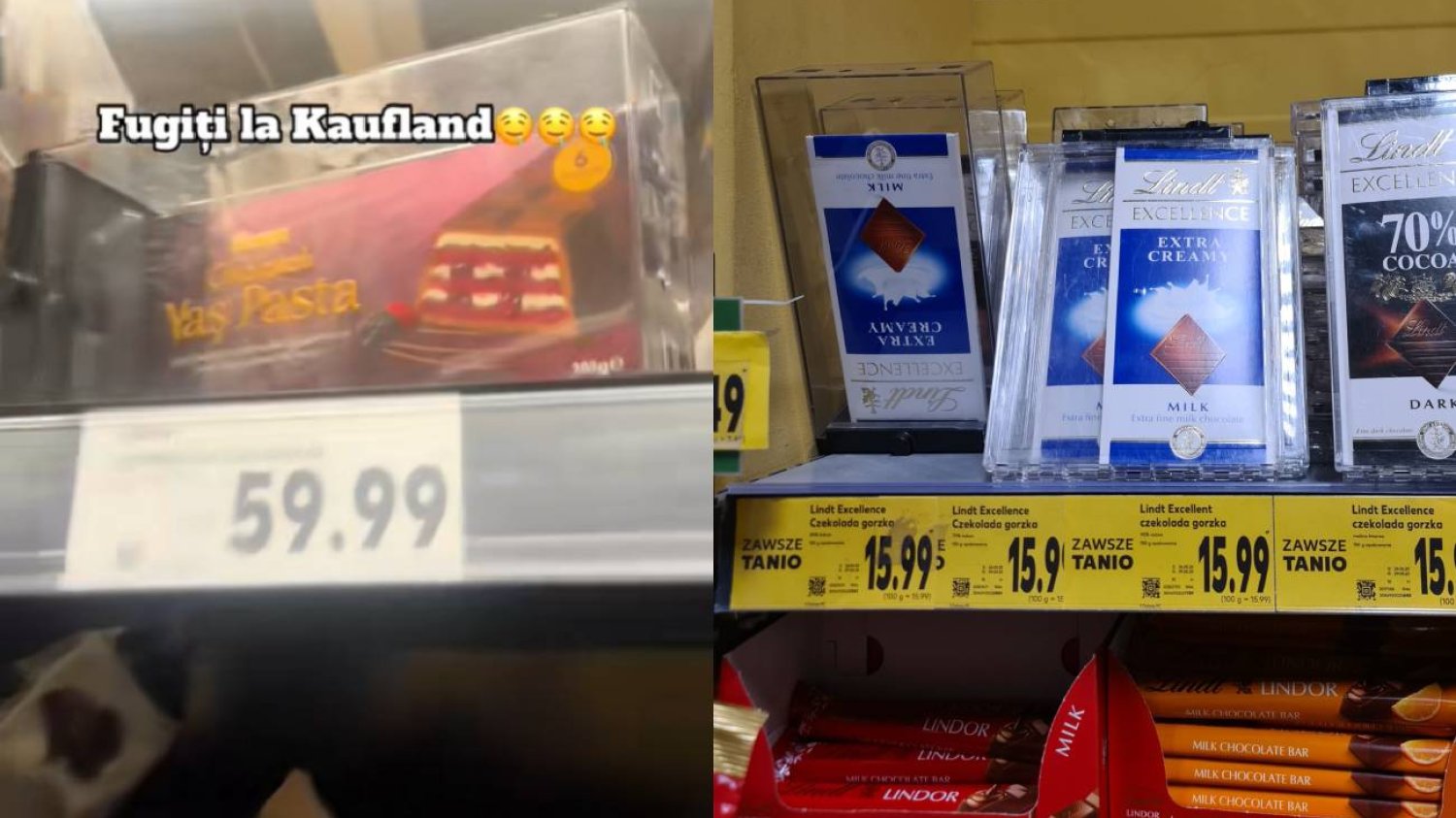Czekolady w protektorach.