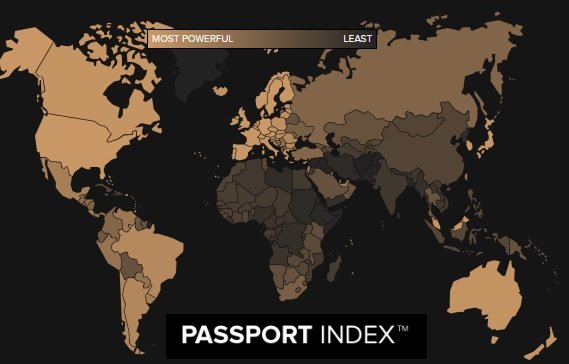 Wyniki raportu Passport Index 2017