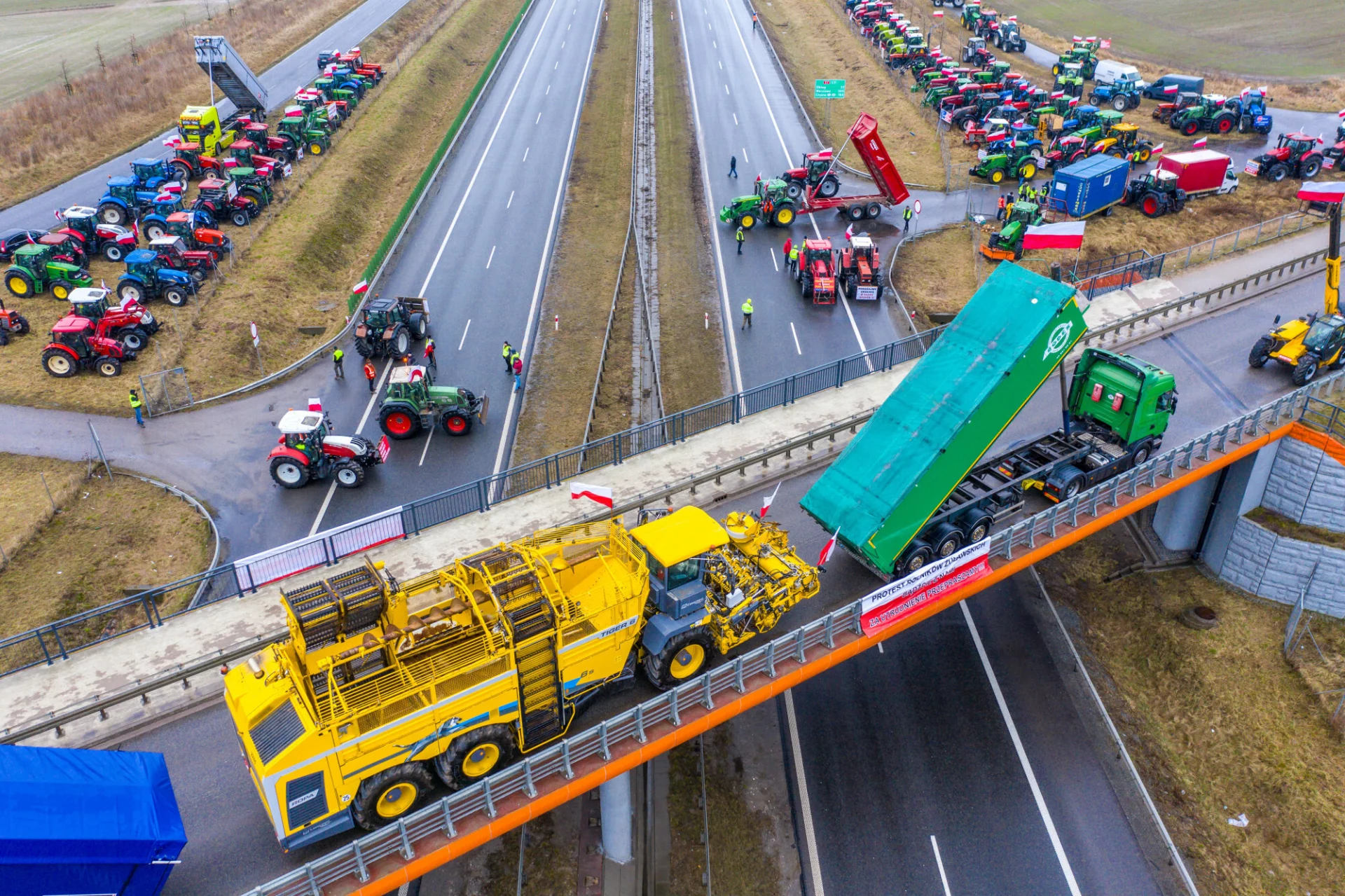 Wielki marsz rolników na Warszawę