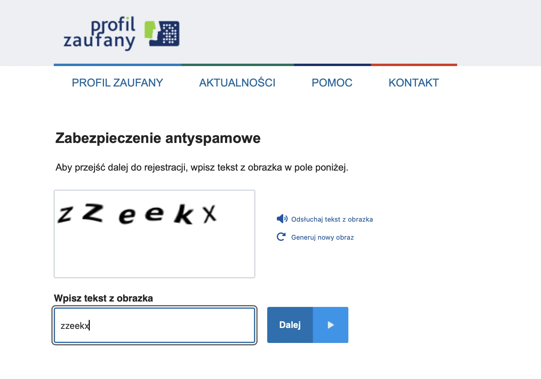 Zakładanie profilu zaufanego przez e-dowód – problem z kodem autoryzyjącym Zakładanie profilu zaufanego przez e-dowód – problem z kodem autoryzyjącym