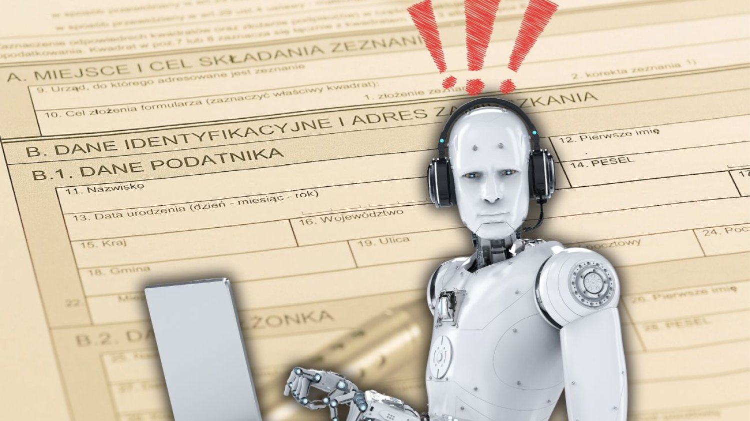 AI zdziwione podatkiem.