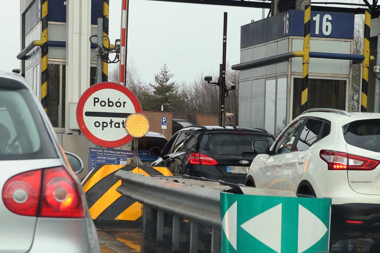 Punkt poboru opłat na autostradzie A4.