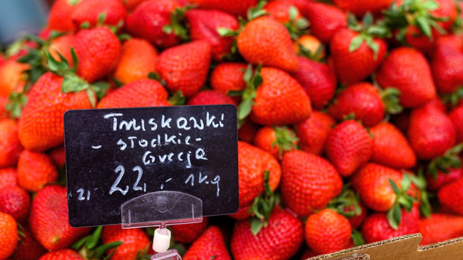 Wielu sprzedawców nie wykazuje się taką uczciwością i sprzedaje importowane truskawki jako polskie.