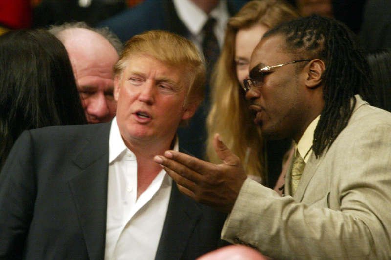 CHRIS BYRD DONALD TRUMP I LENNOX LEWIS