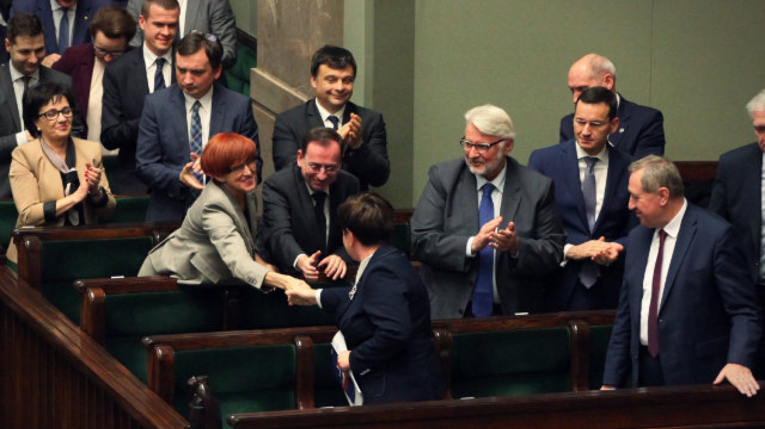 Posłowie obozu rządzącego mieli po zakończeniu głosowania powody do radości