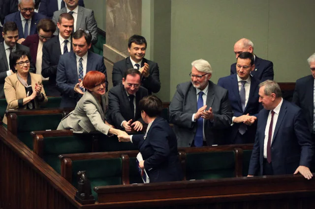 Posłowie obozu rządzącego mieli po zakończeniu głosowania powody do radości