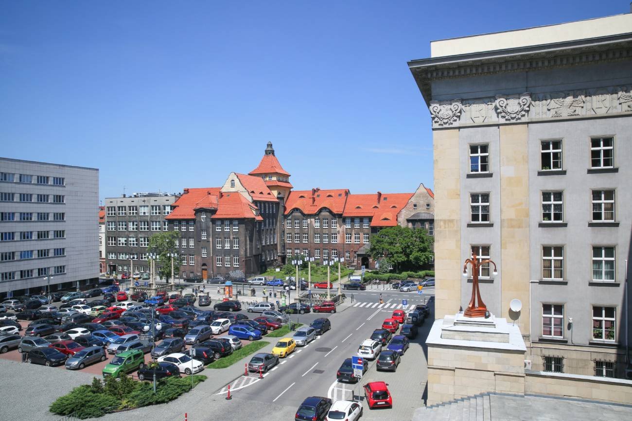 Parking w Katowicach.