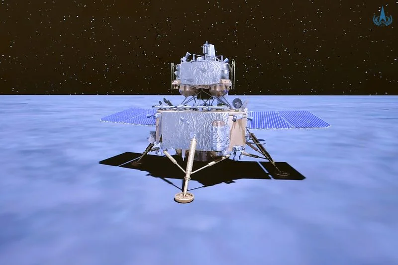 Sonda Chang'e 5 bezpiecznie wylądowała na powierzchni Księżyca.