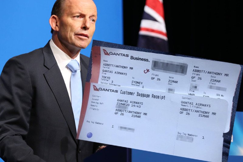 Były premier Australii wrzucił do sieci zdjęcie karty pokładowej