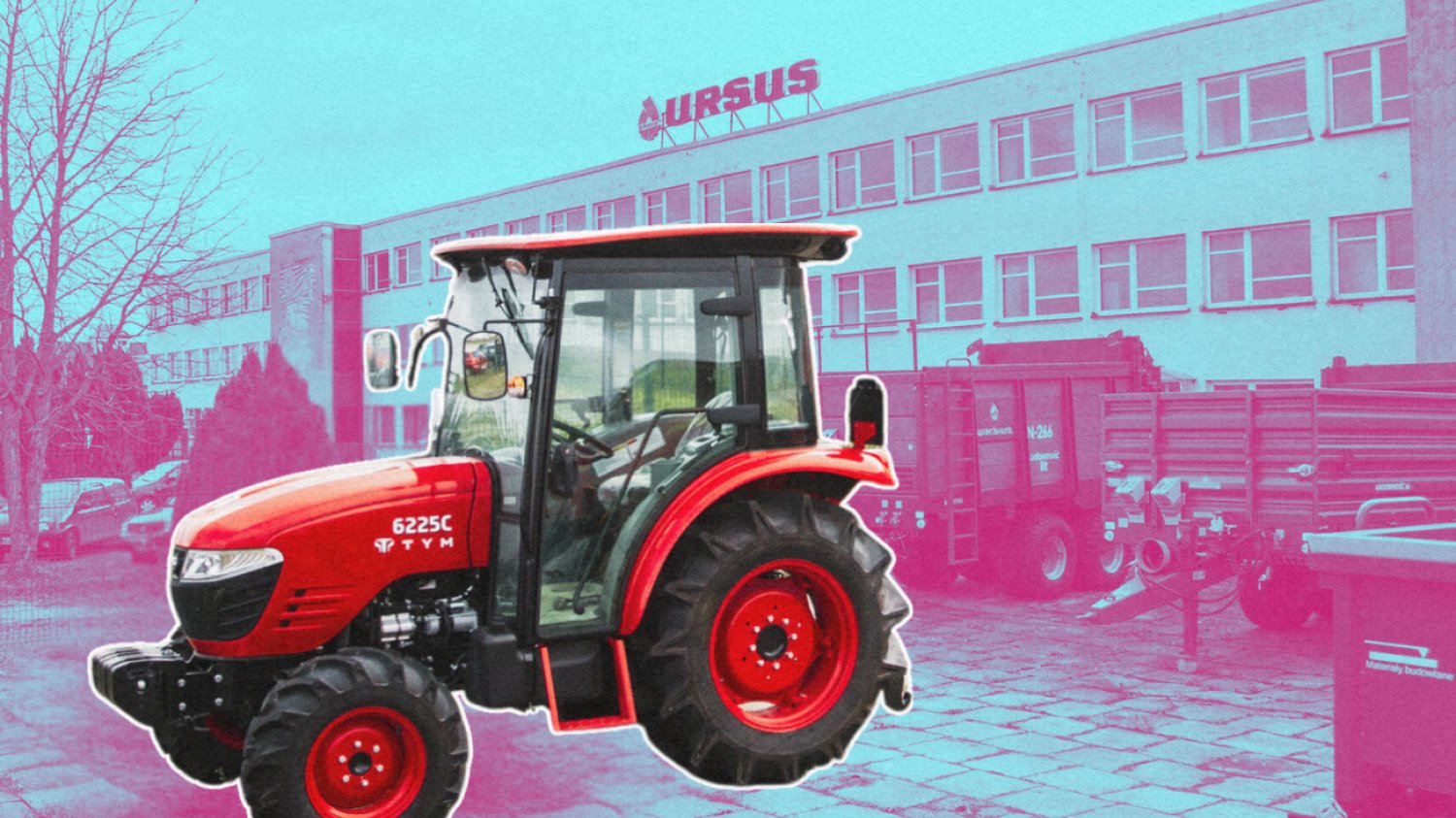 Ursus i ciągnik.