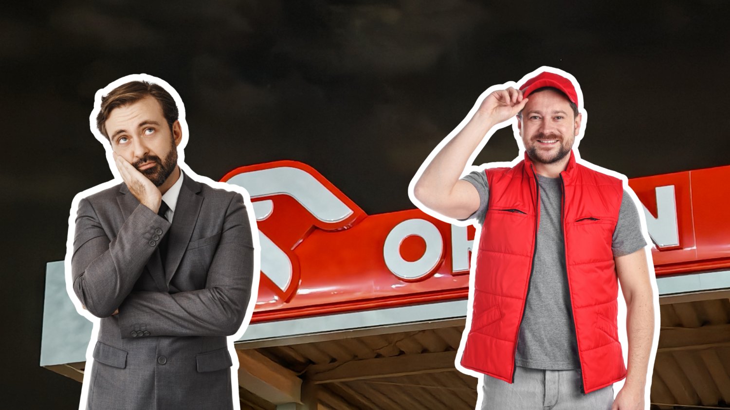 Orlen powinien drożeć, ale polityka rządu staje bykom na drodze. A wszystko przez troskę o kierowców Logo Orlenu, kierowca i inwestor.