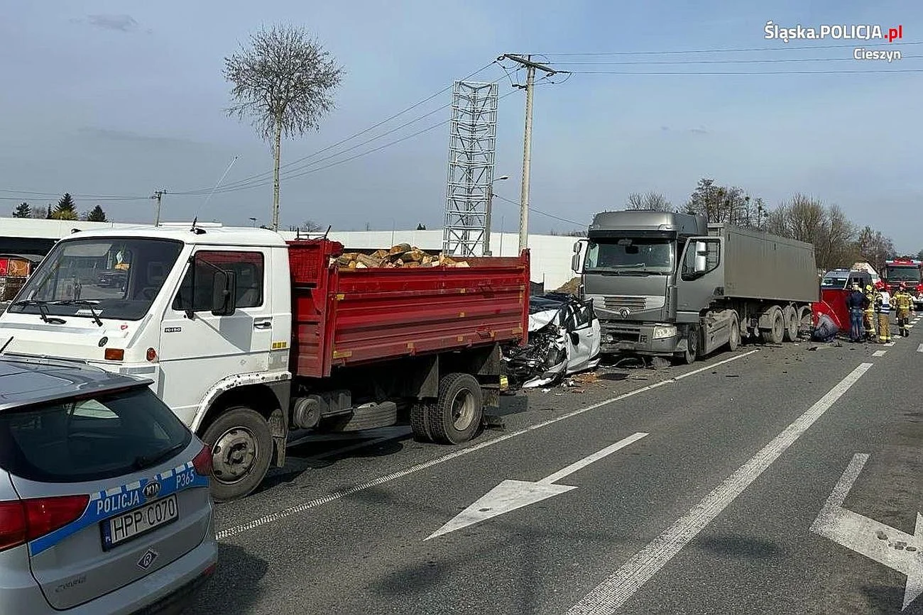 W tragicznym wypadku w Ustroniu zginął biznesmen Damian Ogrodowski, ciężko ranna została kobieta w ciąży