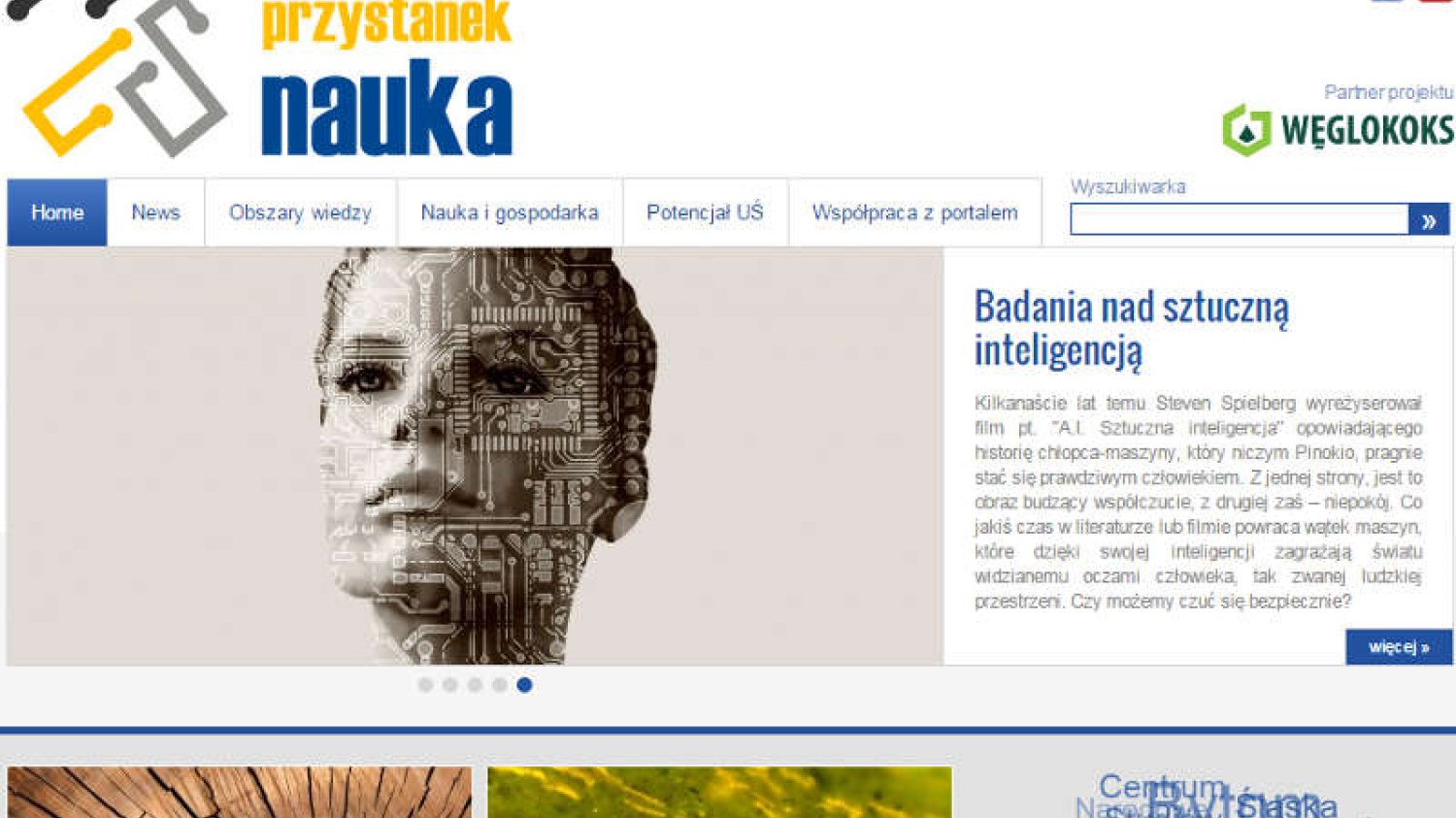 Uniwersytet Śląski jako pierwszy postanowił promować się za pomocą specjalnego portalu naukowego