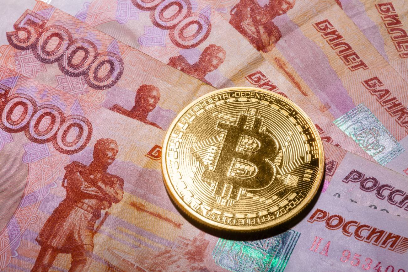 Bitcoin na rosyjskich rublach