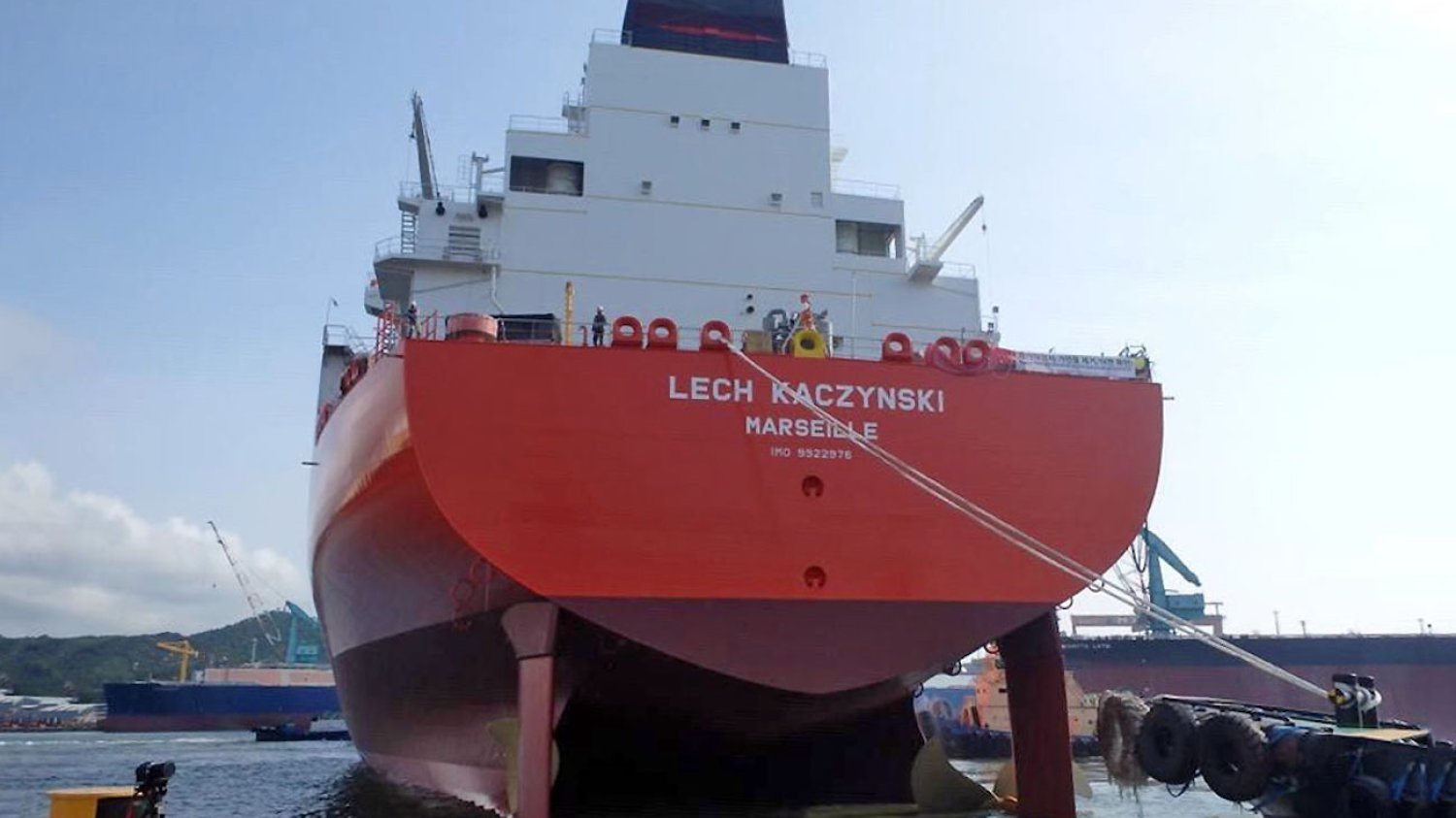 4 czerwca zwodowano gazowiec Lech Kaczynski