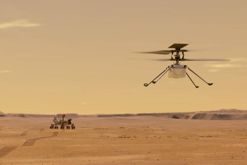 W niedzielę helikopter Ingenuity po raz trzeci wzbił się ponad powierzchnię Marsa.