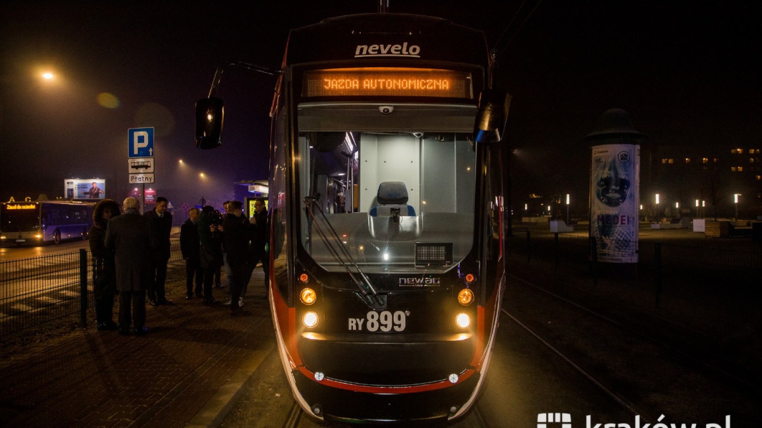 Krakowski autonomiczny tramwaj odbył pierwszą jazdę w świecie rzeczywistym