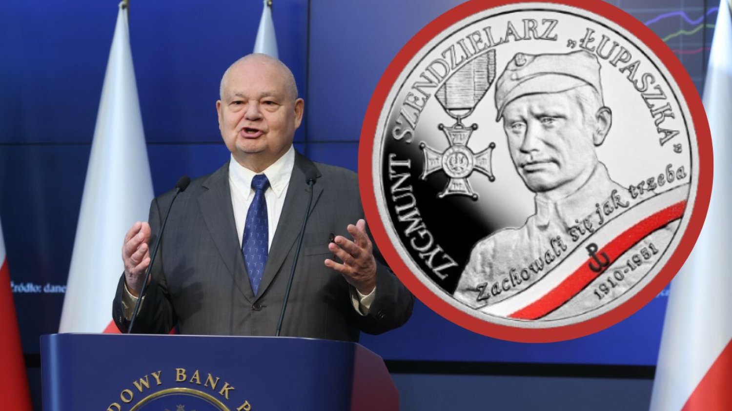 NBP wydaje okolicznościową monetę z Łupaszką.