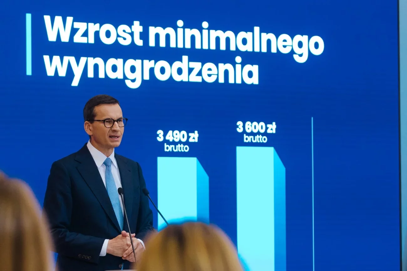 Skokowy wzrost najniższej krajowej przewyższa wzrost wydajności pracy