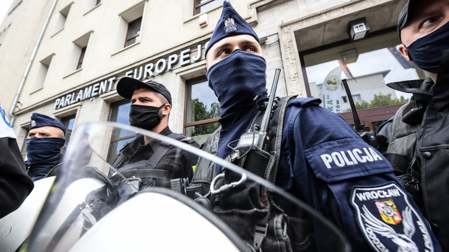 Policjanci - prewencja.