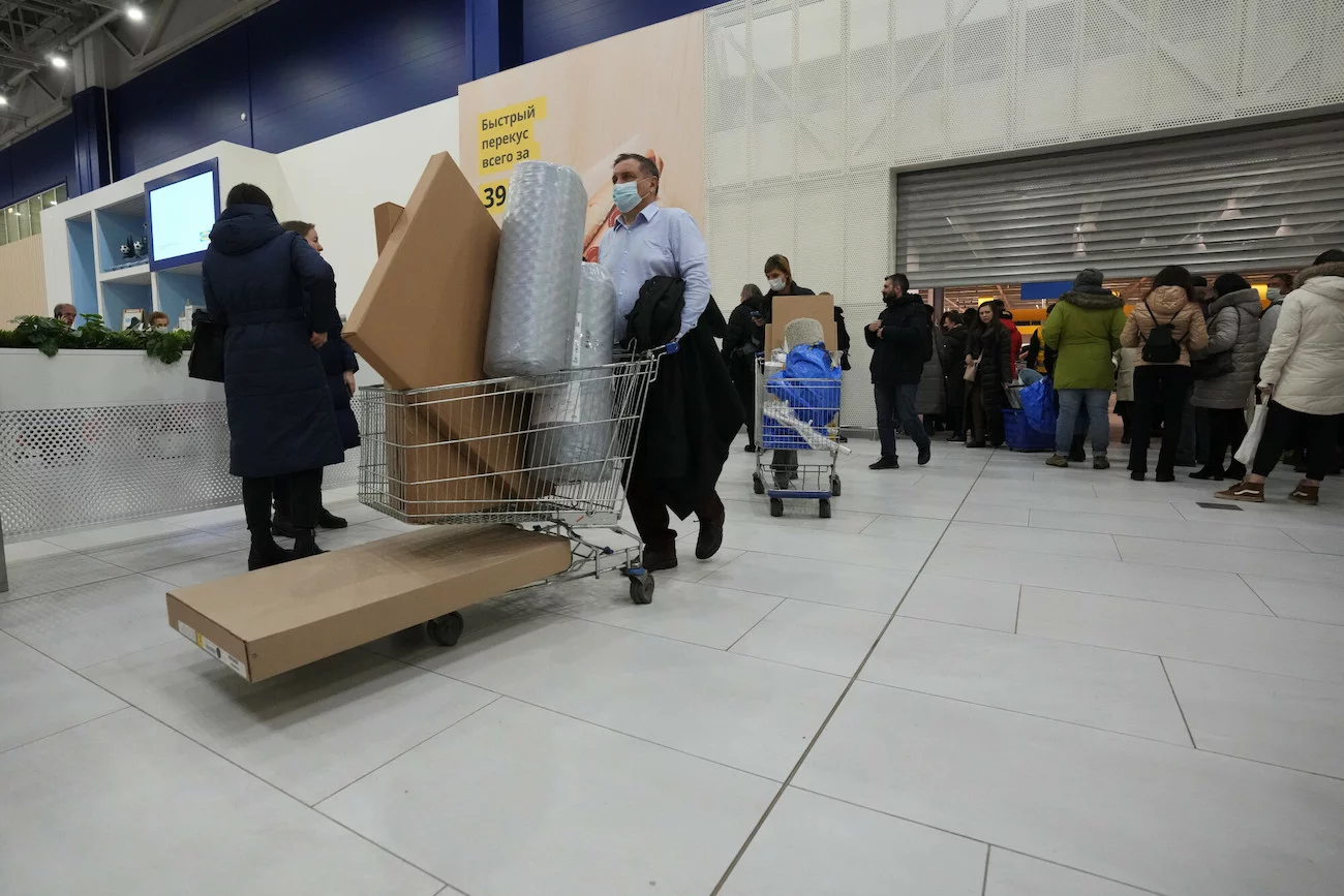 Ikea zamyka sklepy w Rosji