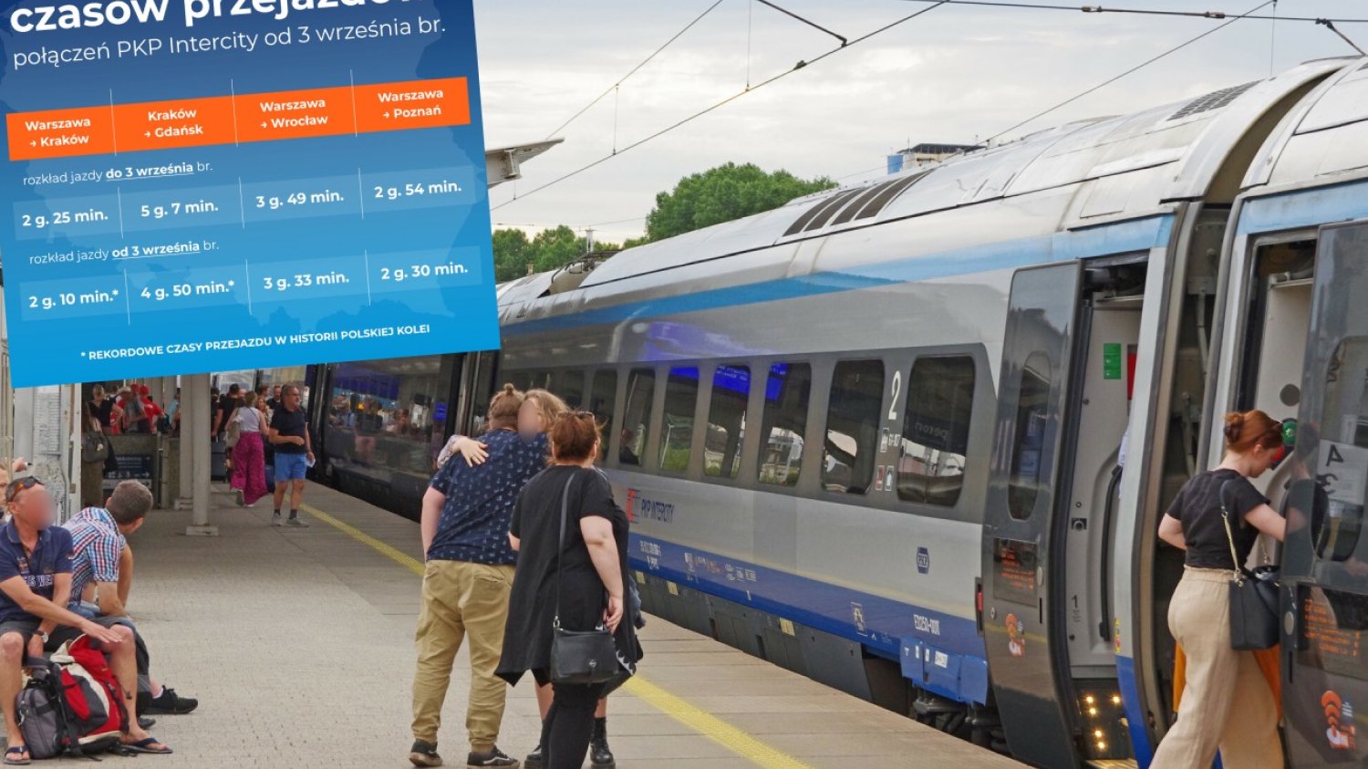 Zmiany w rozkładzie PKP PLK m.in. na trasie Warszawa-Kraków. Od kiedy?