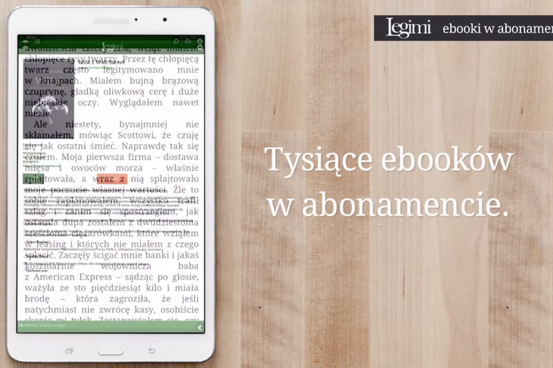 Legimi wyprzedza Amazona i innych na rynku e-booków. Oferuje czytnik za 1 zł i abonament na nielimitowane czytanie