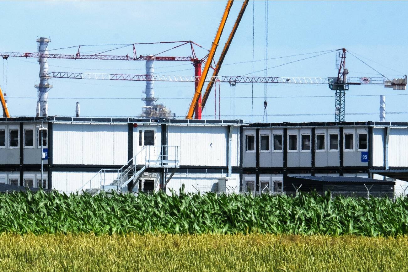 Miasteczko kontenerowe dla pracowników Olefiny III