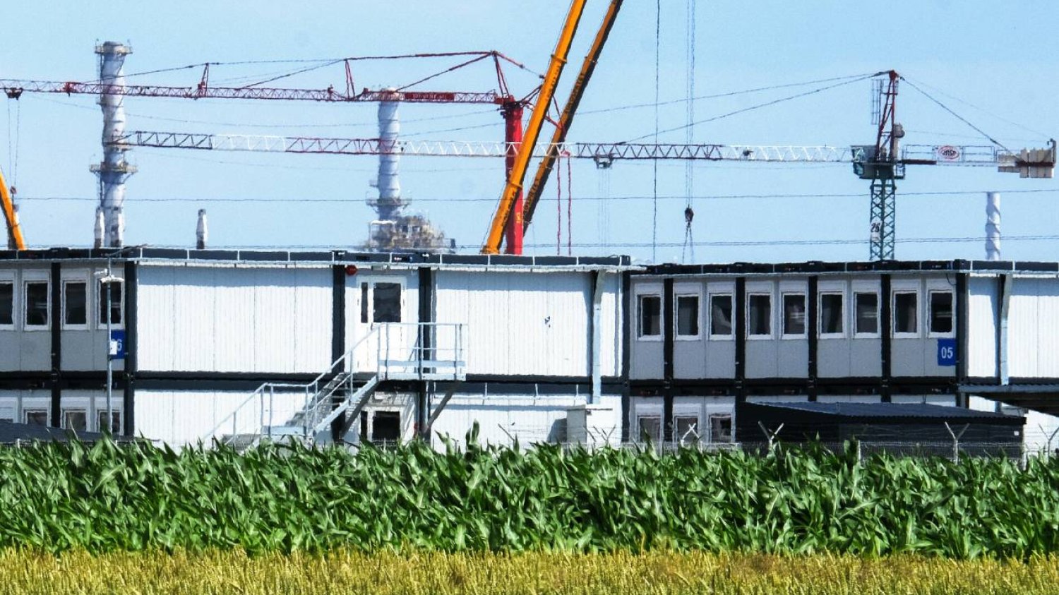 Miasteczko kontenerowe dla pracowników Olefiny III