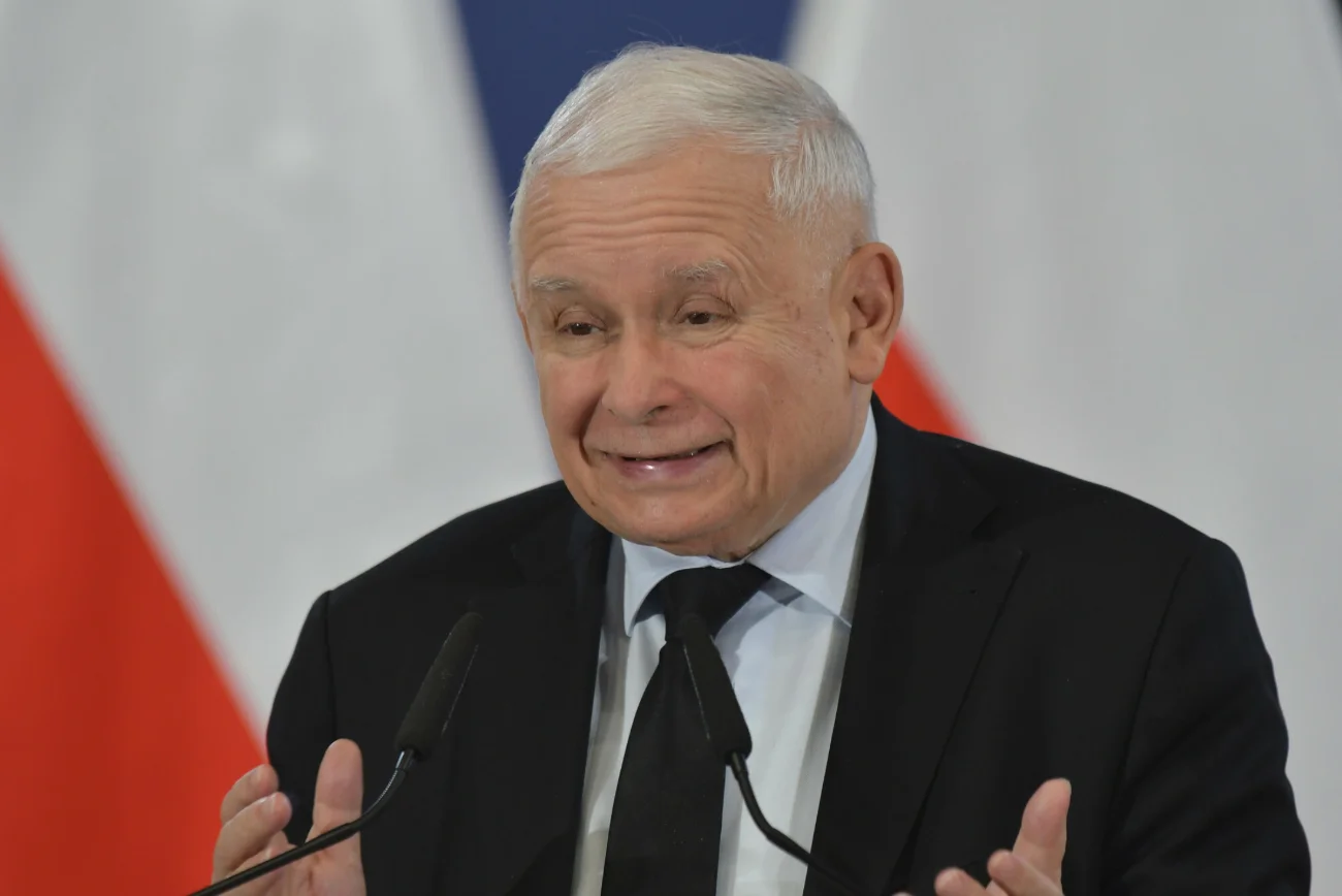 Prezes PiS Jarosław Kaczyński