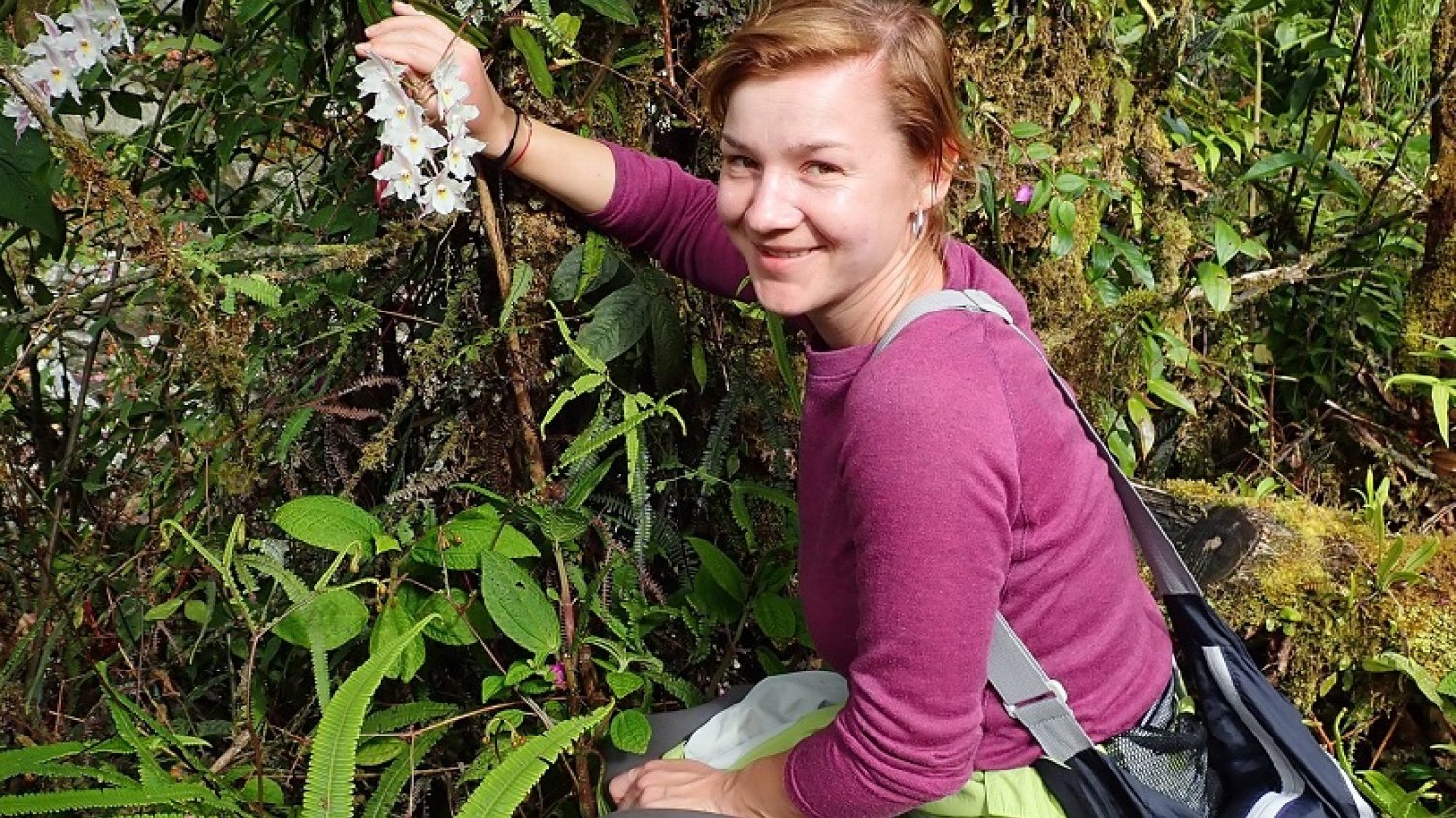 Dr hab. Marta Kolanowska z Wydziału Biologii i Ochrony Środowiska Uniwersytetu Łódzkiego