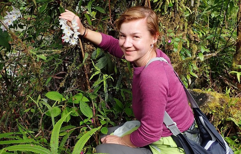 Dr hab. Marta Kolanowska z Wydziału Biologii i Ochrony Środowiska Uniwersytetu Łódzkiego