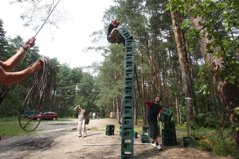 Park Linowy w Janowie Lubelskim. W ciągu trzech lat odwiedziło go już ponad 50 tys. osób.