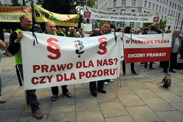 Protest sprzed kilku lat - zastrzeżenia wciąż są jednak aktualne