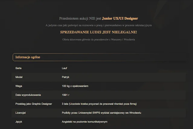 Podstawowe informacje.