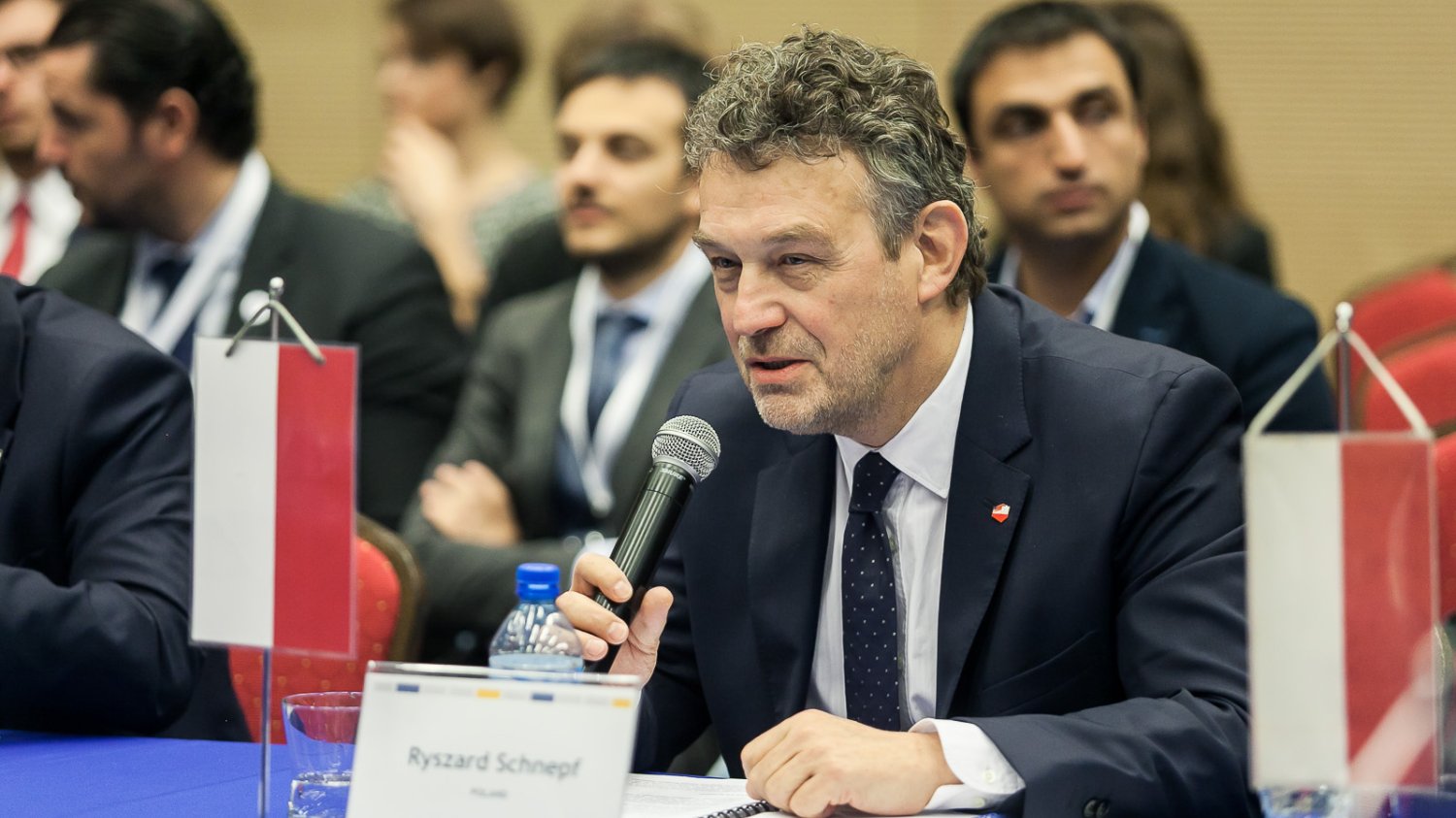 Ryszard Schnepf podczas V Europejskiego Kongresu Małych i Średnich Przedsiębiorstw w Katowicach