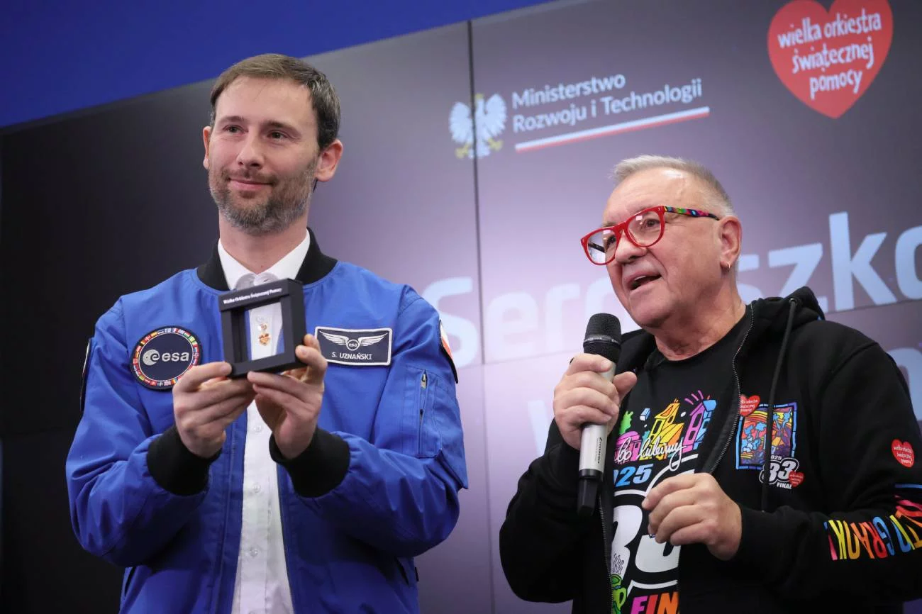 Sławosz Uznański, Jurek Owsiak i Złote Serduszko.