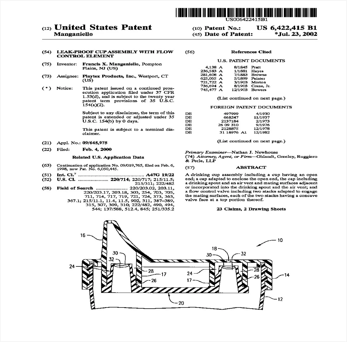 Analizowany patent