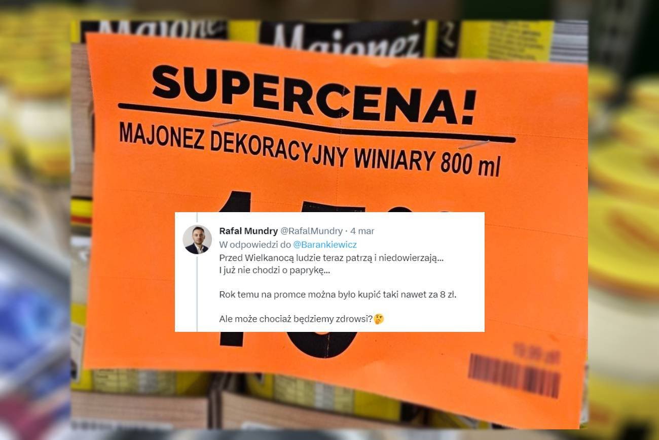 Cena majonezu poszła w górę